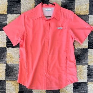 Columbia Women's Coral Button Down Shirt